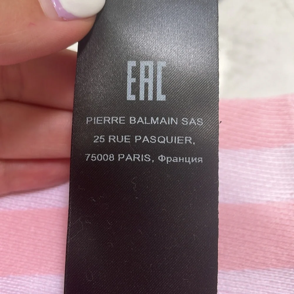 💖Balmain Monogram Jacquard Sponge Beach Towel💖NEW